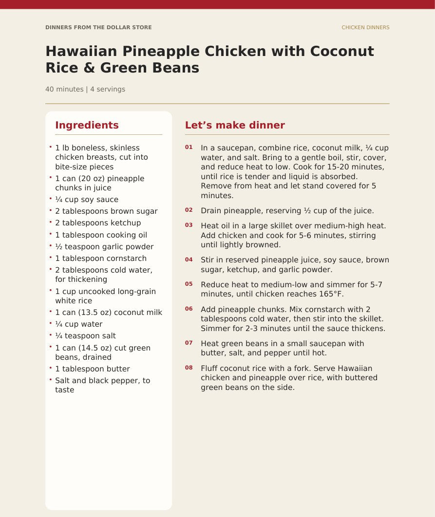 Dinners from the Dollar Store Volume 2: selected shared recipe preview, image 27