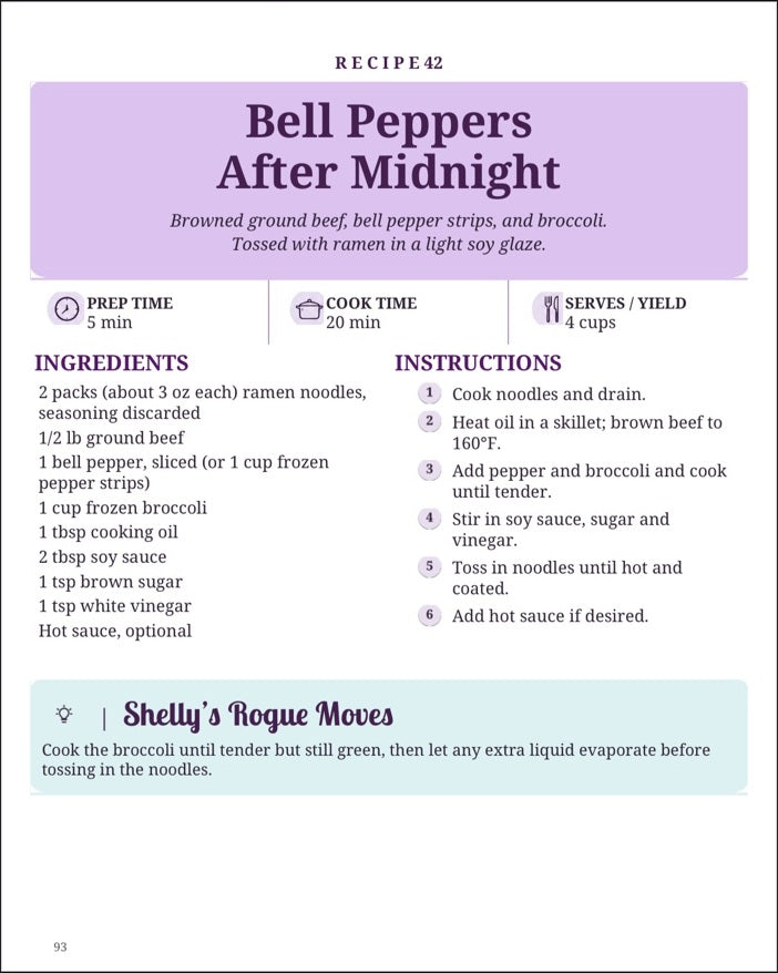 Ramen Gone Rogue Signature Edition — Bell Peppers After Midnight — recipe 42