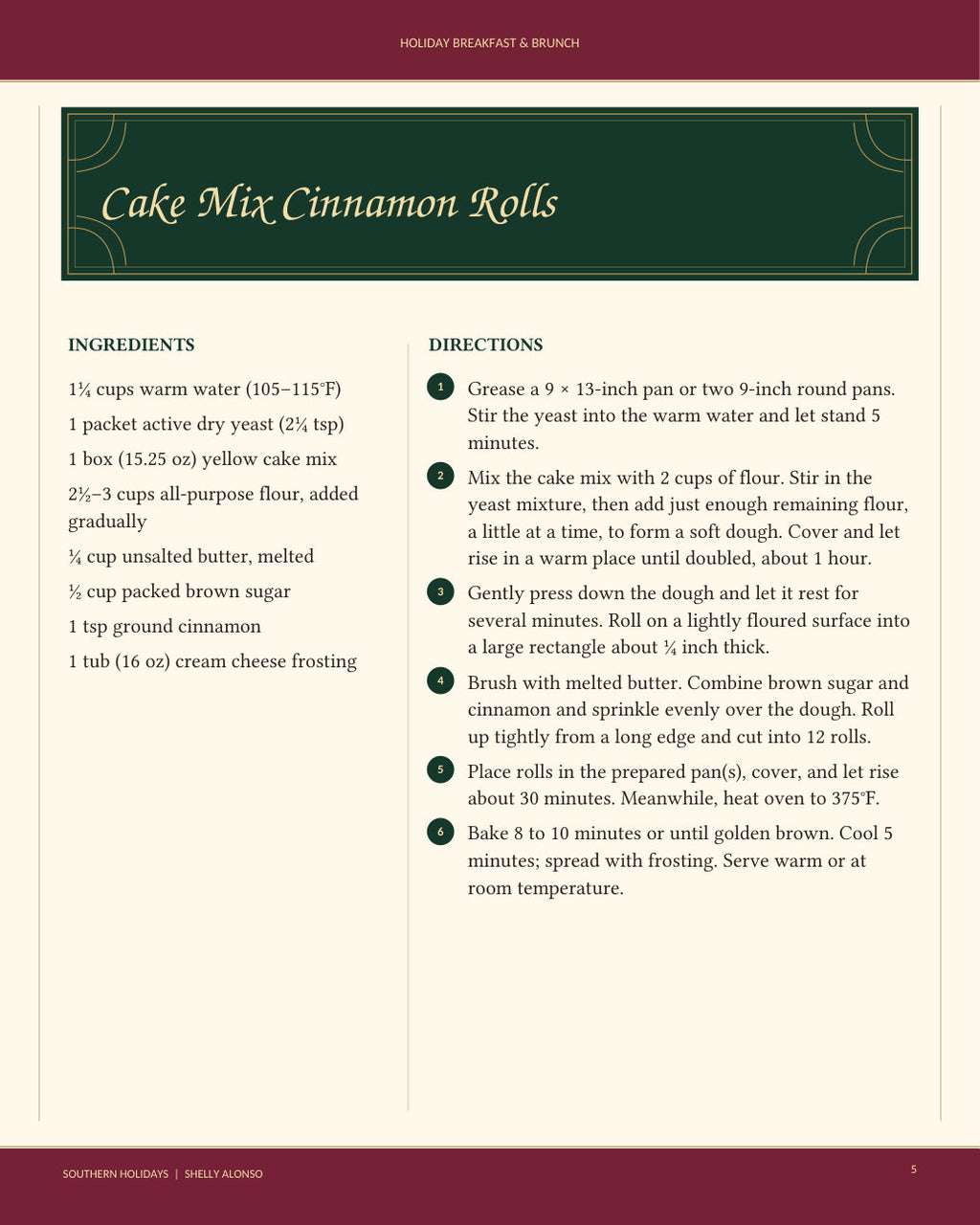 Actual customer PDF interior sample page 009 | signature