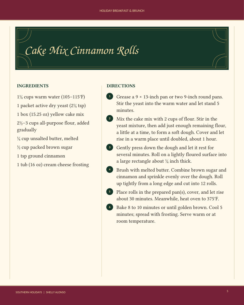 Actual customer PDF interior sample page 009 | signature