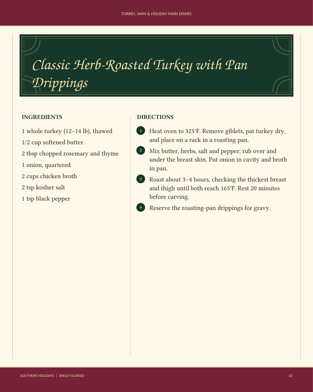Actual customer PDF interior sample page 071 | signature