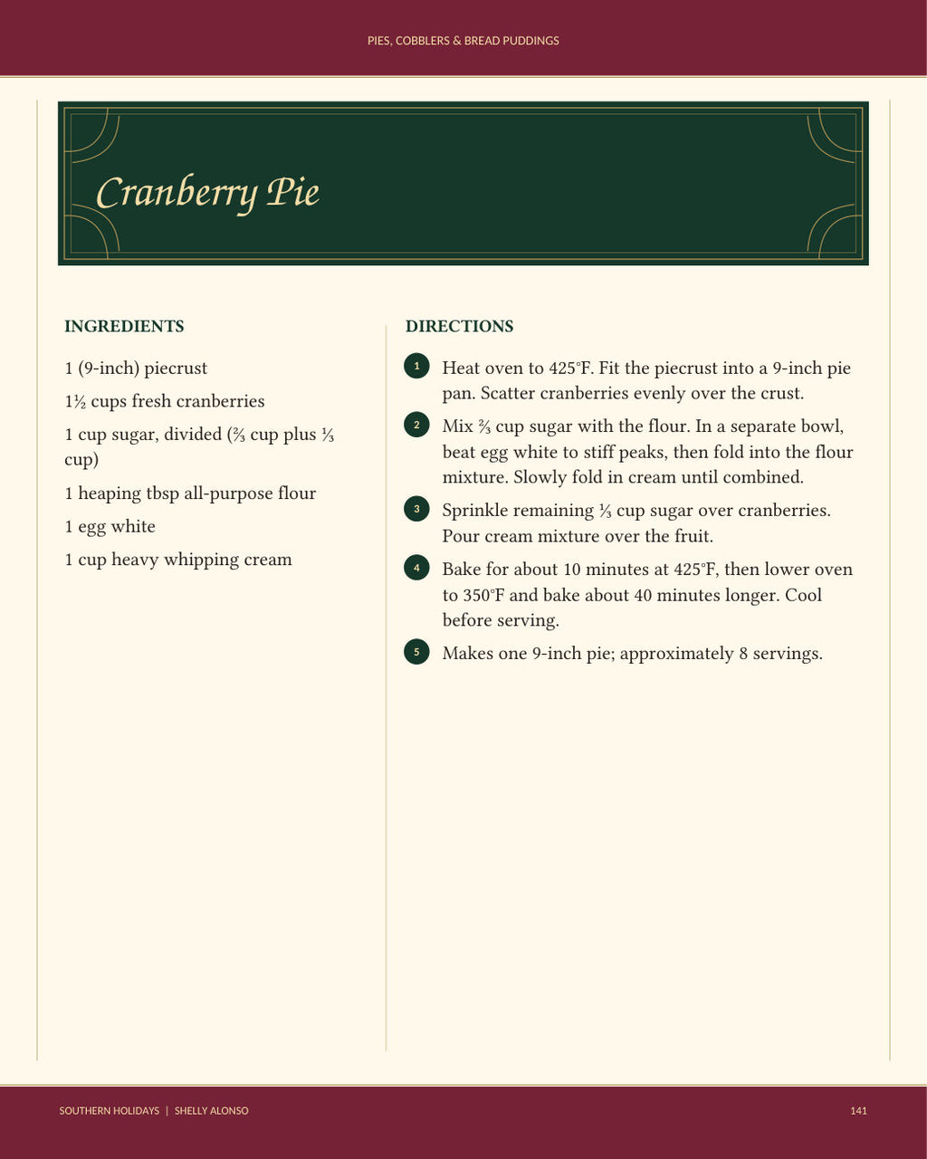 Actual customer PDF interior sample page 145 | signature