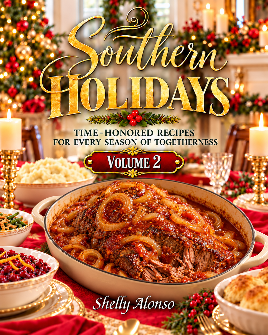 Southern Holidays Volume 2 revised red roast cover by Shelly Alonso